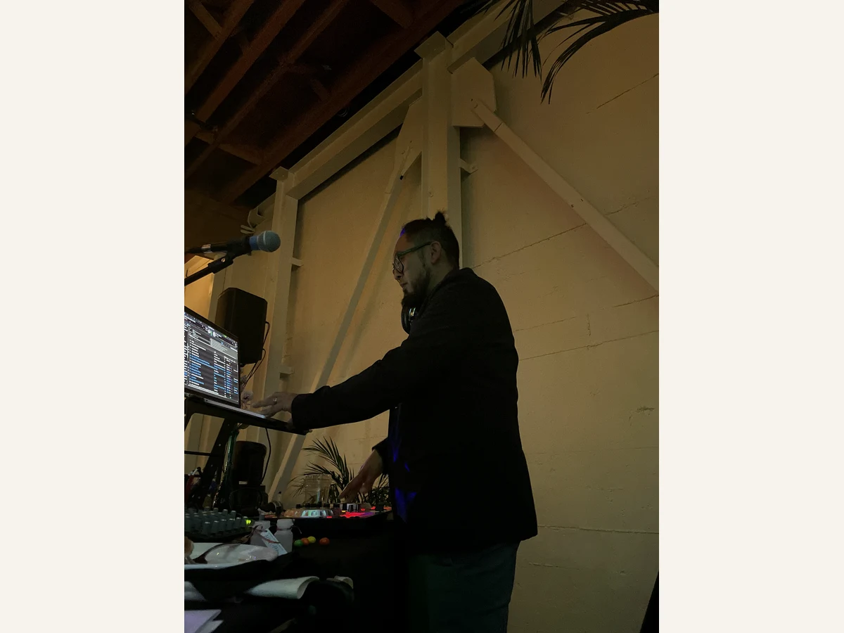 Professional DJ setup and equipment